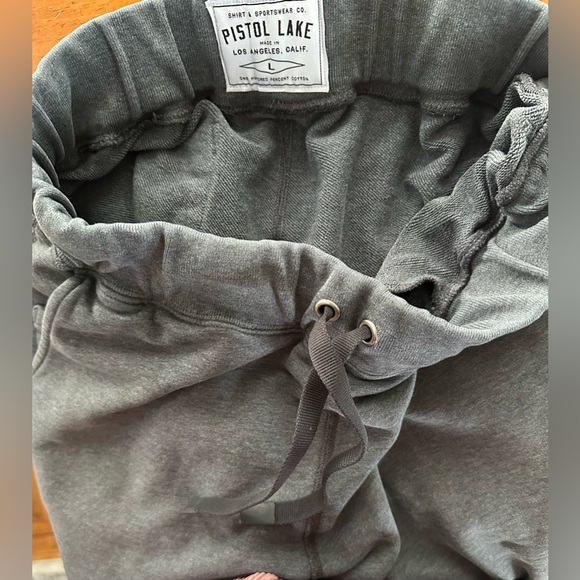 Pistol Lake L A Men’s minimalist Joggers Casual Comfy day wearing or at Gym Sz L - Picture 10 of 12
